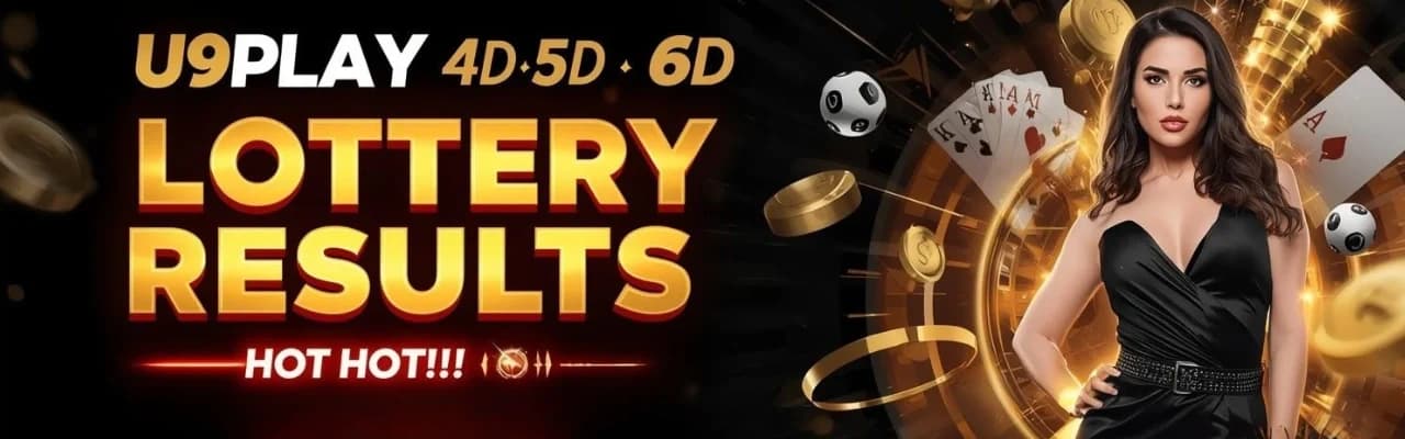 U9play live 4D 5D 6D lottery results